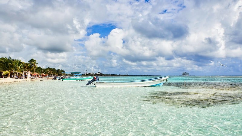 Mahahual Beach Caribbean coast Mexico