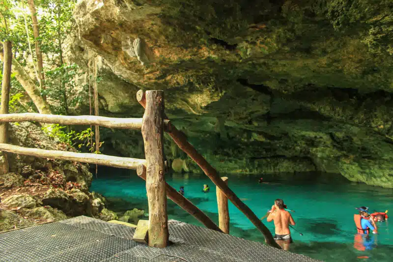 cenote dos ojos two eyes