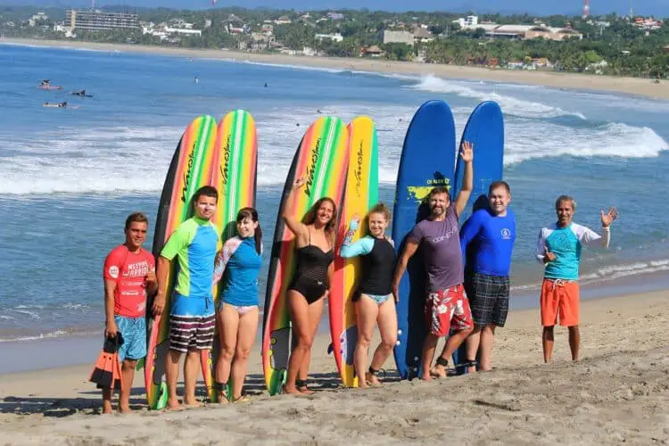 zicatela beach surfing